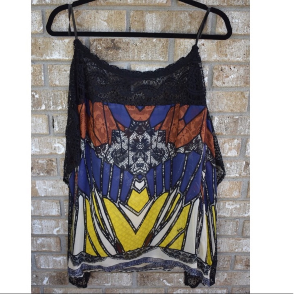 NWT Hale Bob Monarch Butterfly Caftan Top
